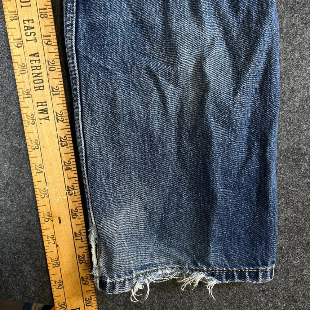 Levis 505 Regular Fit Straight Leg Jeans Mens 36x32 Blue Medium Wash 00505-0216